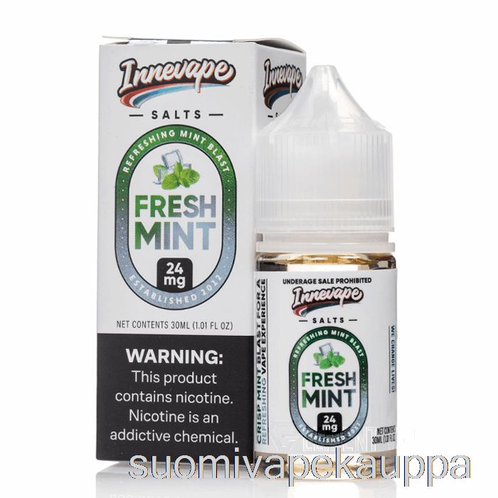 Vape Kauppa Tuore Minttusuolat - Innevape E-neste - 30ml 24mg